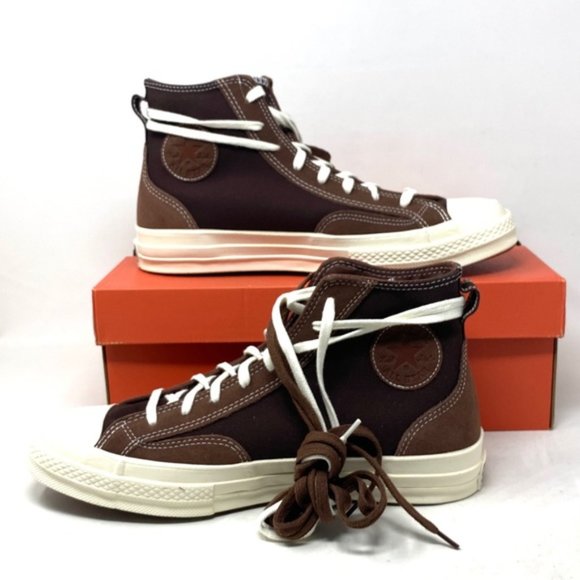 Converse Chuck 70 Canvas Suede Dark Root Casual Sneakers Men Skate Shoes 173196C - Picture 5 of 9